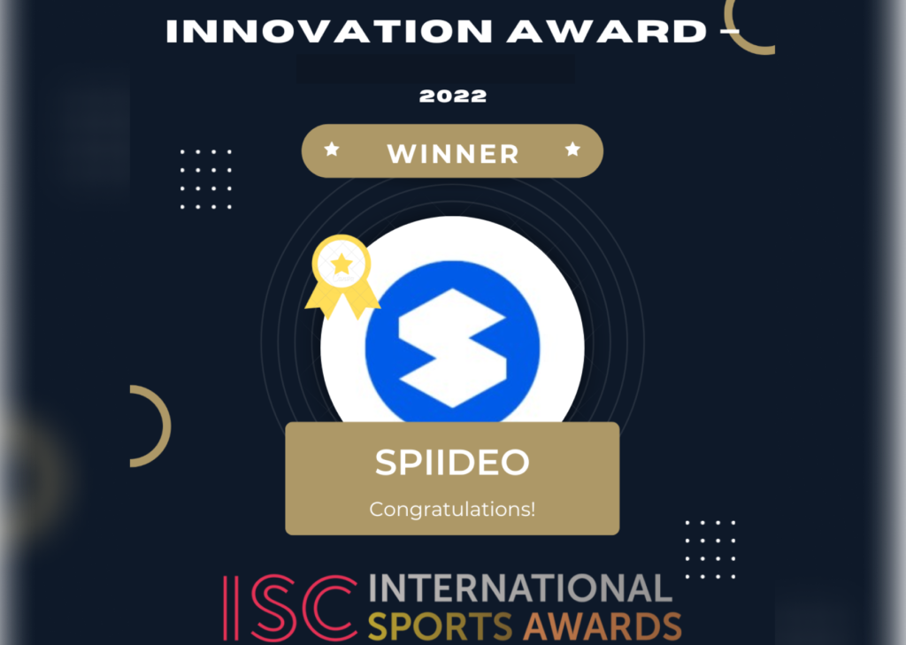 Spiideo Wins 'Innovation Award' at 2022 International Sports Convention Spiideo