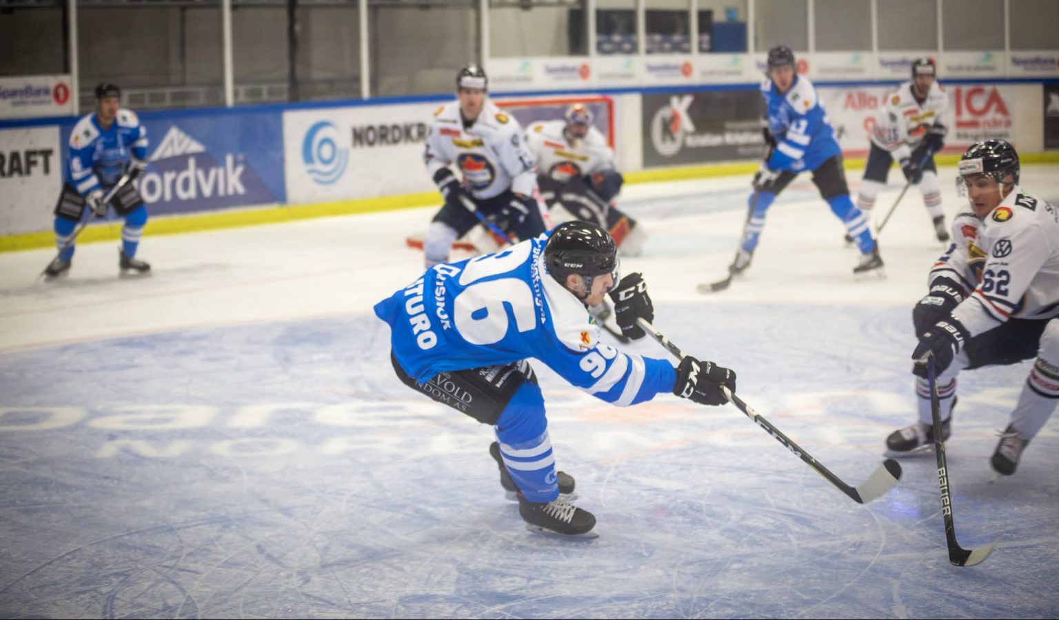 Narvik Hockey players in a game