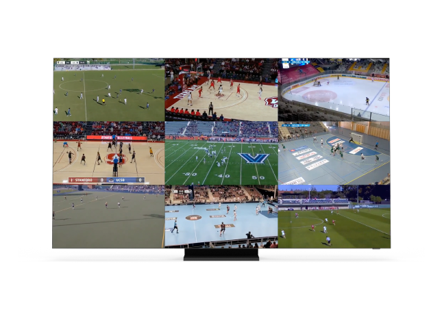 TV with multiple sports games